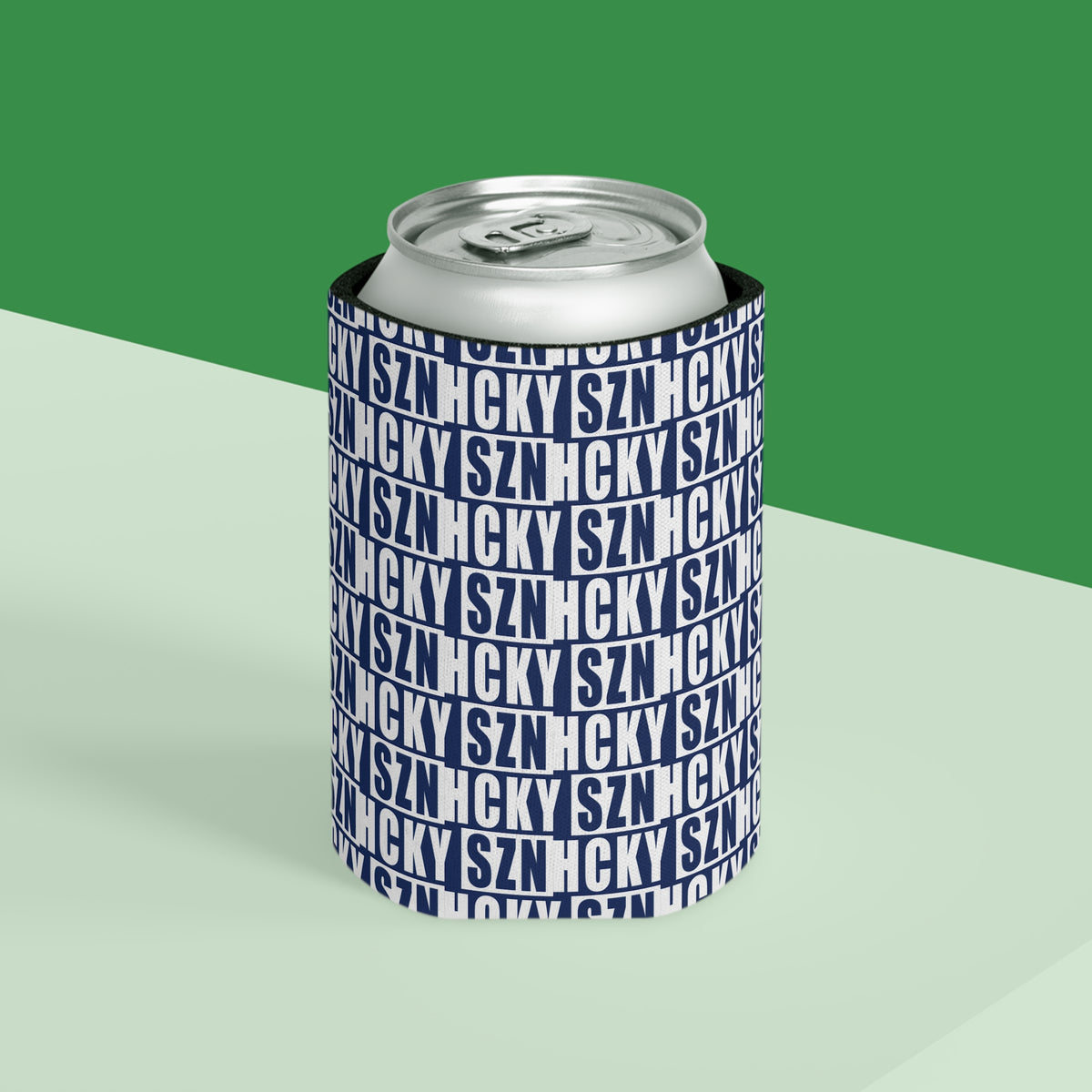 HCKY SZN AOP Can Cooler - Blue