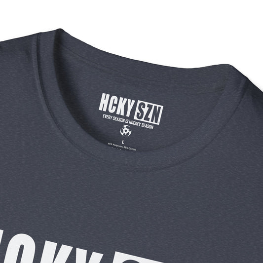 HCKY SZN Softstyle Tee Shirt (Heather Navy)