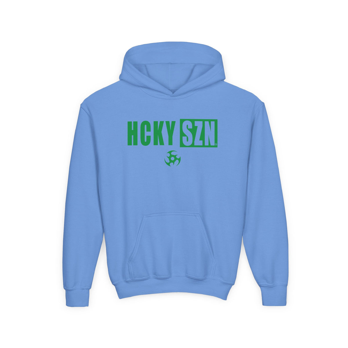 Youth HCKY SZN (Green Logo) Hooded Sweatshirt - Various Colors