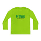 Every Season is HCKY SZN Youth Competitor Long Sleeve Tee (Green Logo) - Various Colors