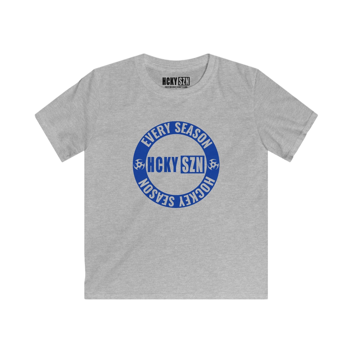 Youth Circle SZN Softstyle Tee (Blue Logo) - Various Colors