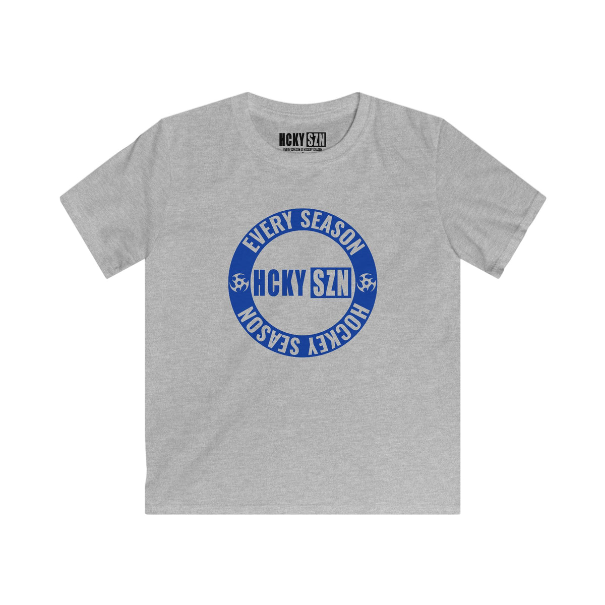 Youth Circle SZN Softstyle Tee (Blue Logo) - Various Colors