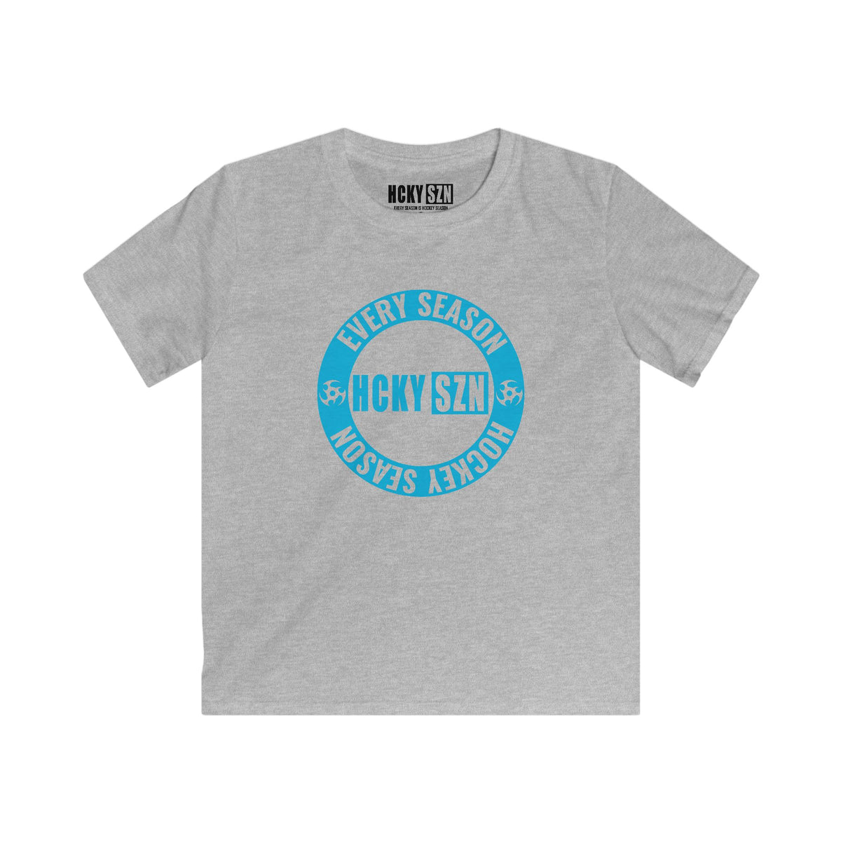 Youth Circle SZN Softstyle Tee (Sky Blue Logo) - Various Colors