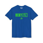 HCKY SZN Simple Star DryBlend Tee Shirt (Lime Logo) - Various Colors