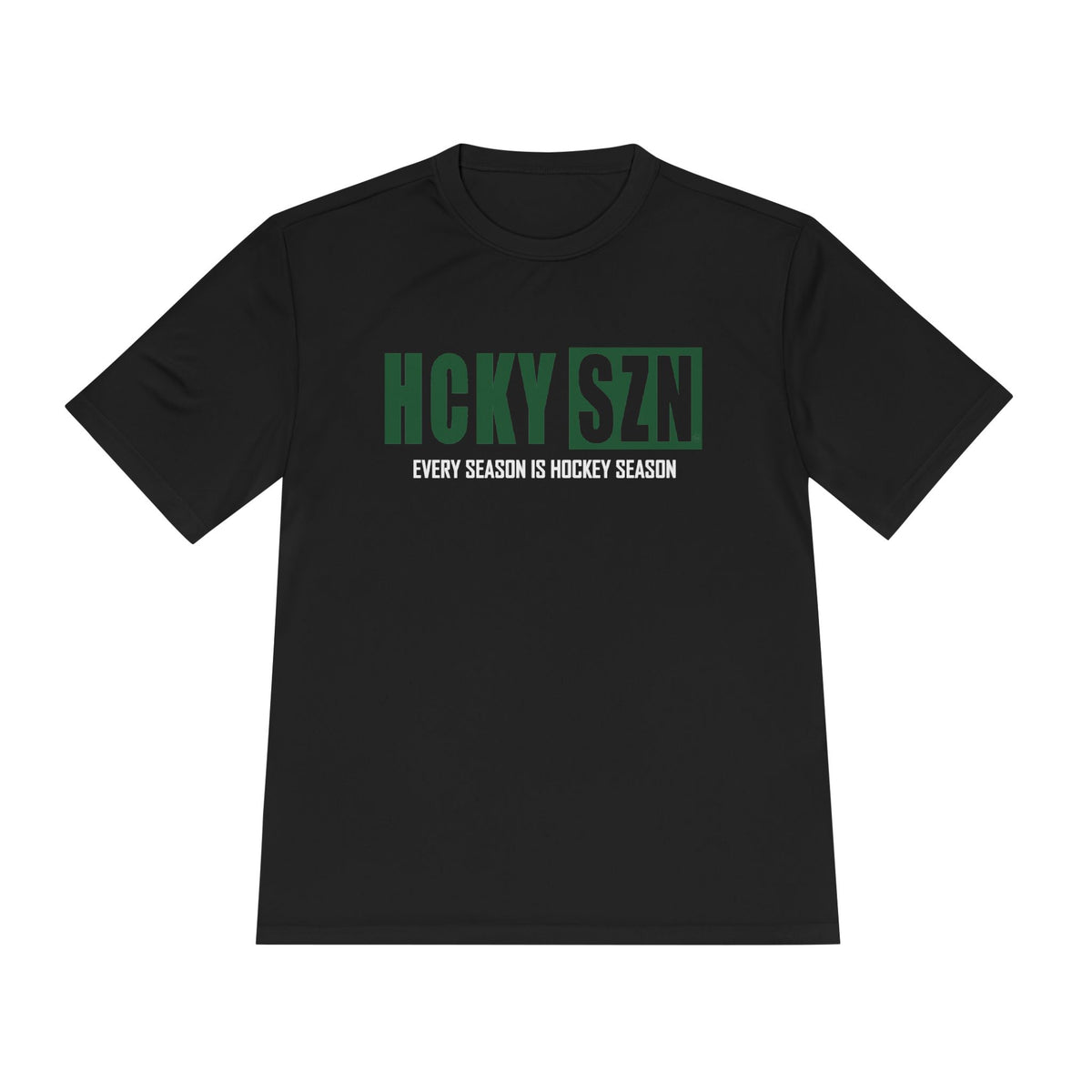 HCKYSZN Every Season Adult Performance Tee - Black/Forest