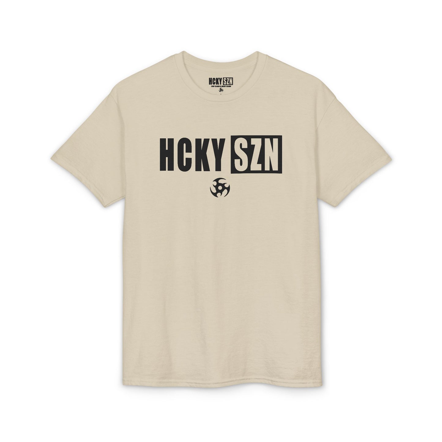 HCKY SZN Simple Star Logo DryBlend Tee Shirt (Black Logo) - Various Colors