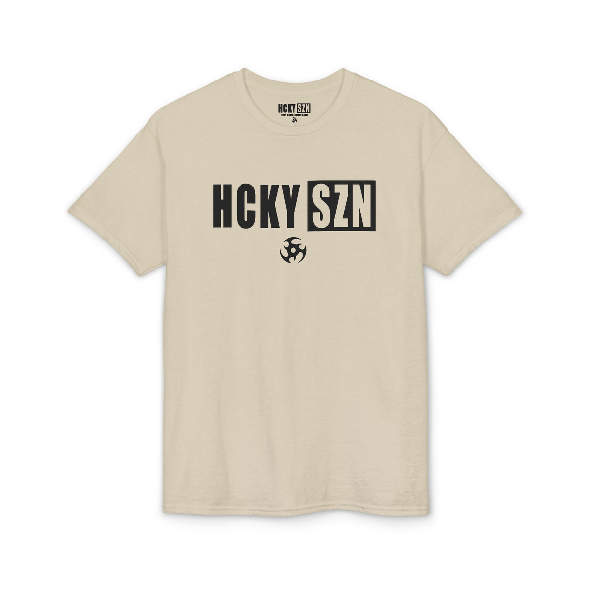 HCKY SZN Simple Star Logo DryBlend Tee Shirt (Black Logo) - Various Colors