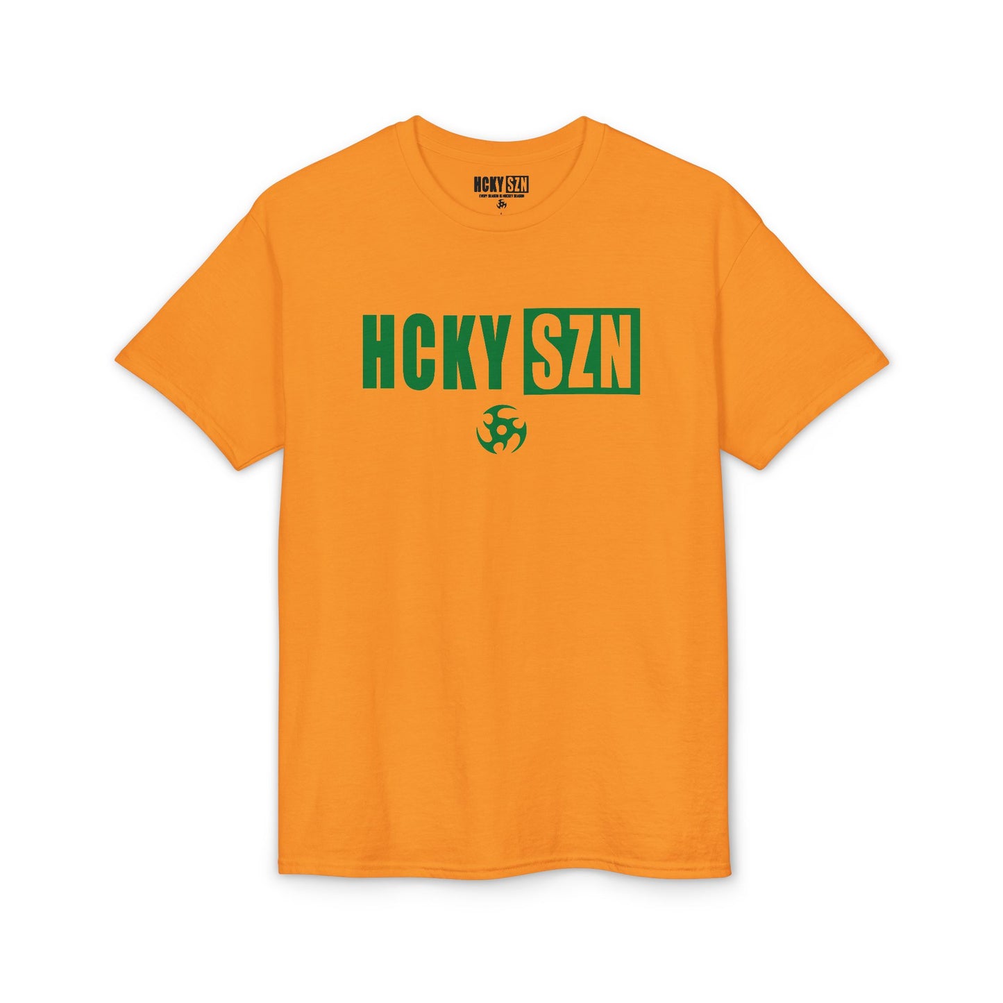 HCKY SZN Simple Star DryBlend Tee Shirt (Green Logo) - Various Colors