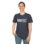HCKY SZN Softstyle Tee Shirt (Heather Navy)