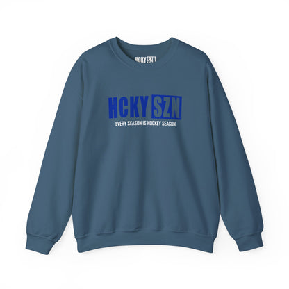 HCKY SZN Crewneck Sweatshirt (Royal Blue Logo) - Various Colors