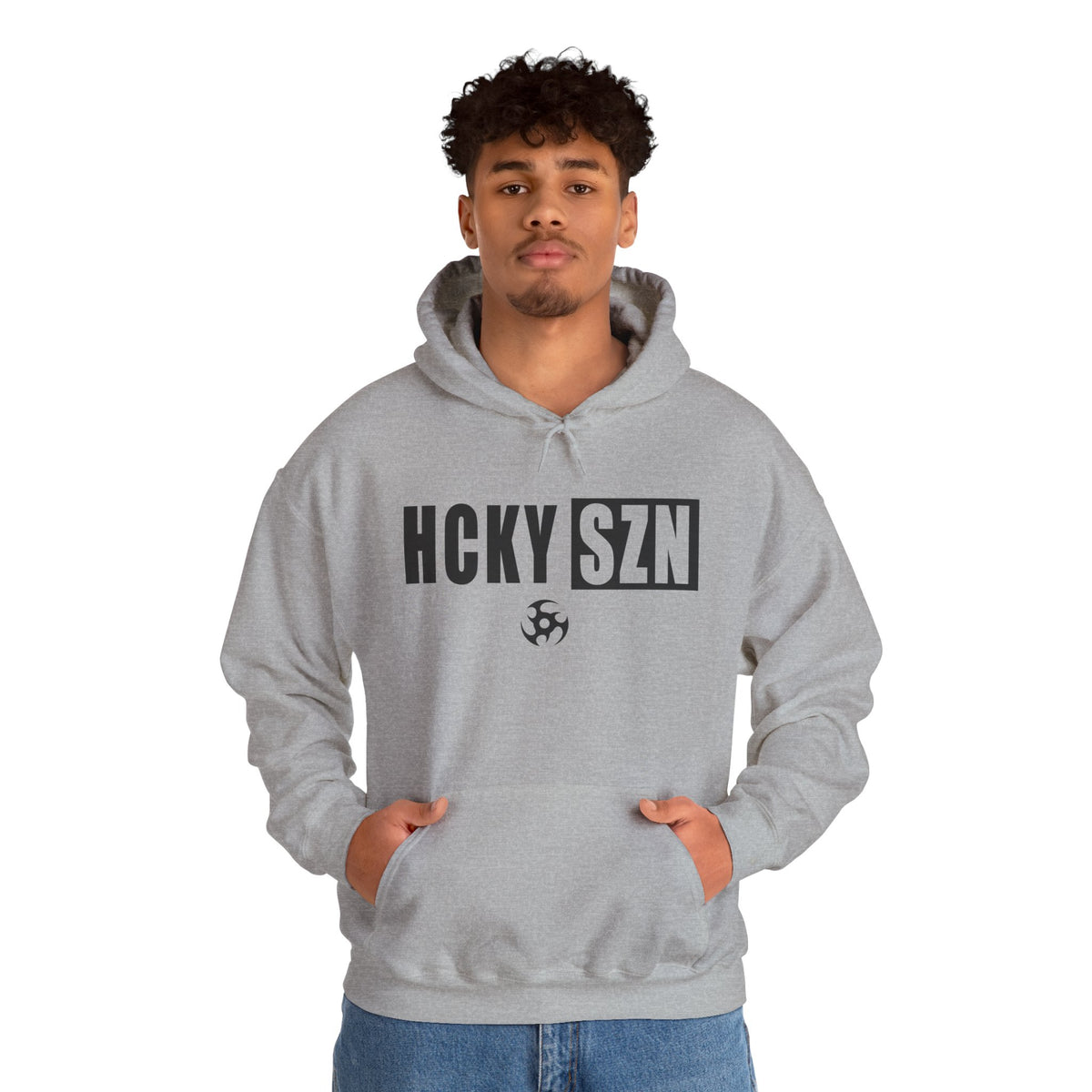 HCKY SZN (Black Logo) Hooded Sweatshirt - Various Colors