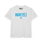 Youth HCKY SZN DryBlend Tee Shirt (Sky Blue Logo) - Various Colors