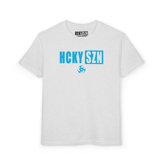 Youth HCKY SZN DryBlend Tee Shirt (Sky Blue Logo) - Various Colors