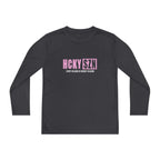 Every Season is HCKY SZN Youth Competitor Long Sleeve Tee (Pink Logo) - Various Colors