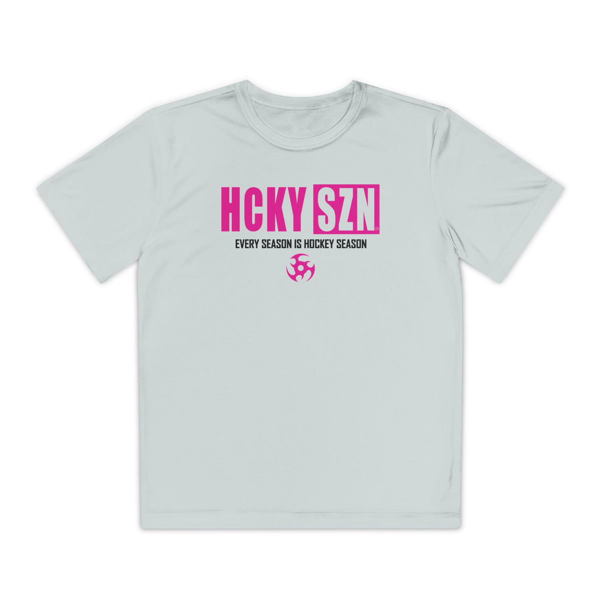 Every Season is HCKY SZN Youth Competitor Tee (Hot Pink Logo) - Various Colors