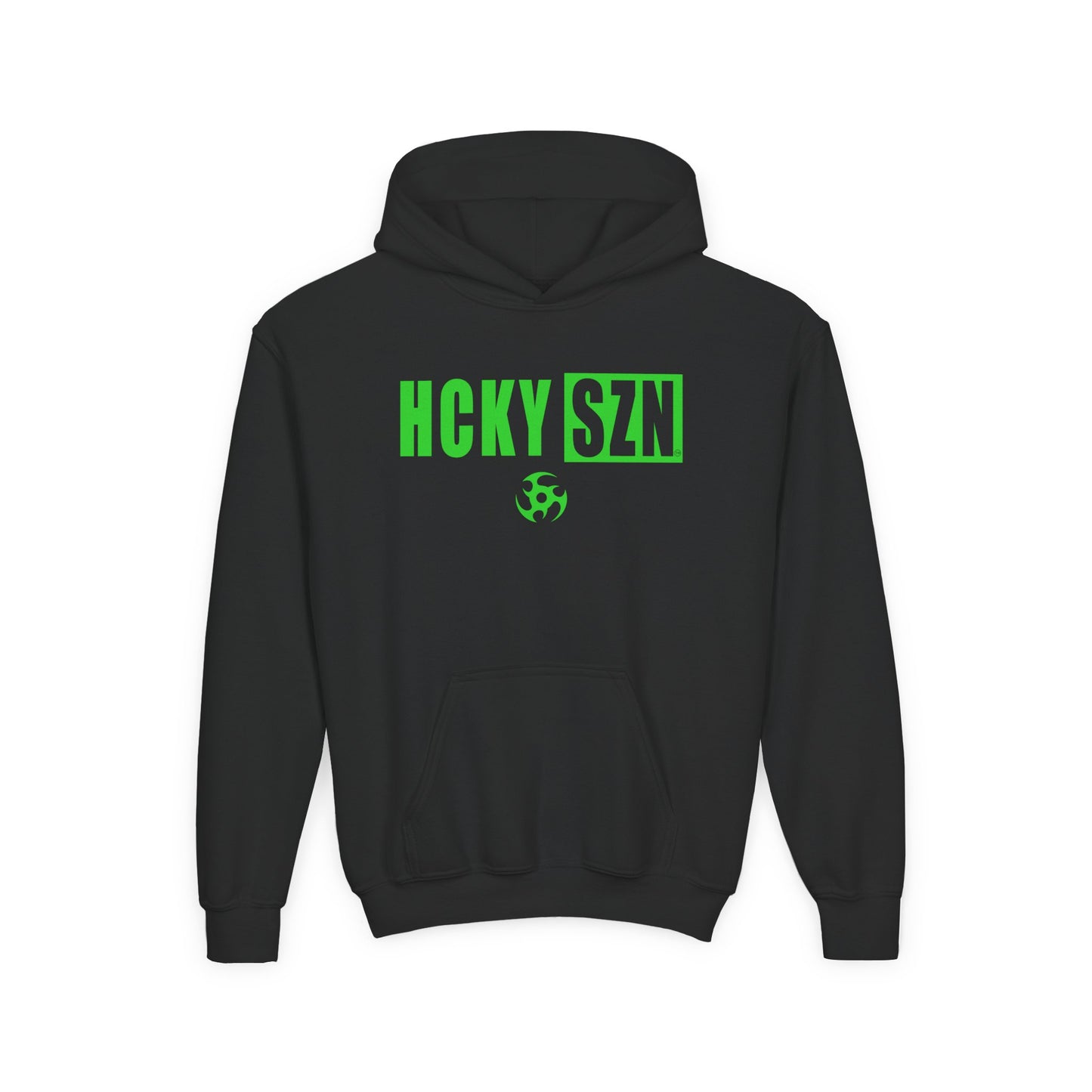 Youth HCKY SZN (Lime Logo) Hooded Sweatshirt - Various Colors