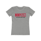 Every Season Is Hockey Season Women's Boyfriend Tee (Red Logo) - Various Colors