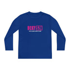 Every Season is HCKY SZN Youth Competitor Long Sleeve Tee (Hot Pink Logo) - Various Colors