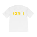 HCKYSZN (Flagship Logo) Adult Performance Tee - White/Yellow