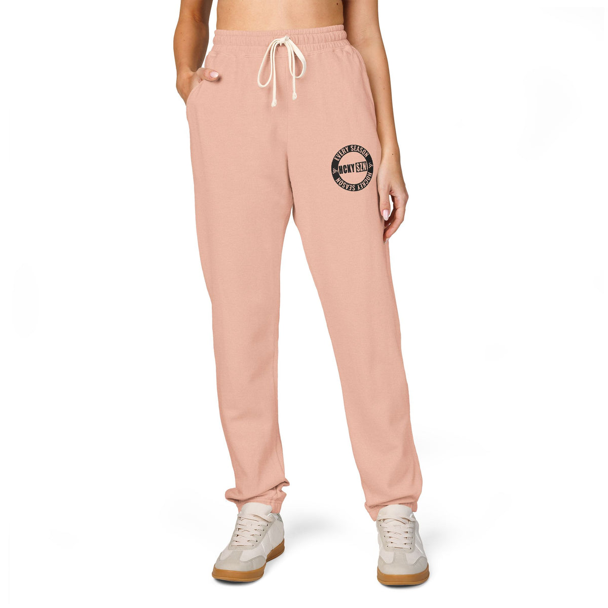 Every Season Emblem Fleece Sweatoants (Peachy)