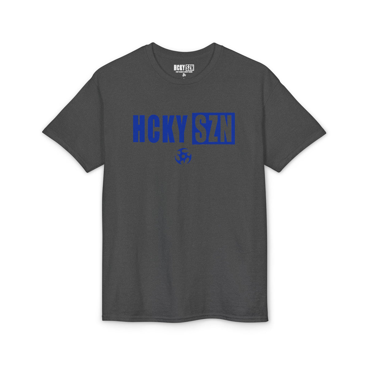 HCKY SZN Simple Star DryBlend Tee Shirt (Blue Logo) - Various Colors
