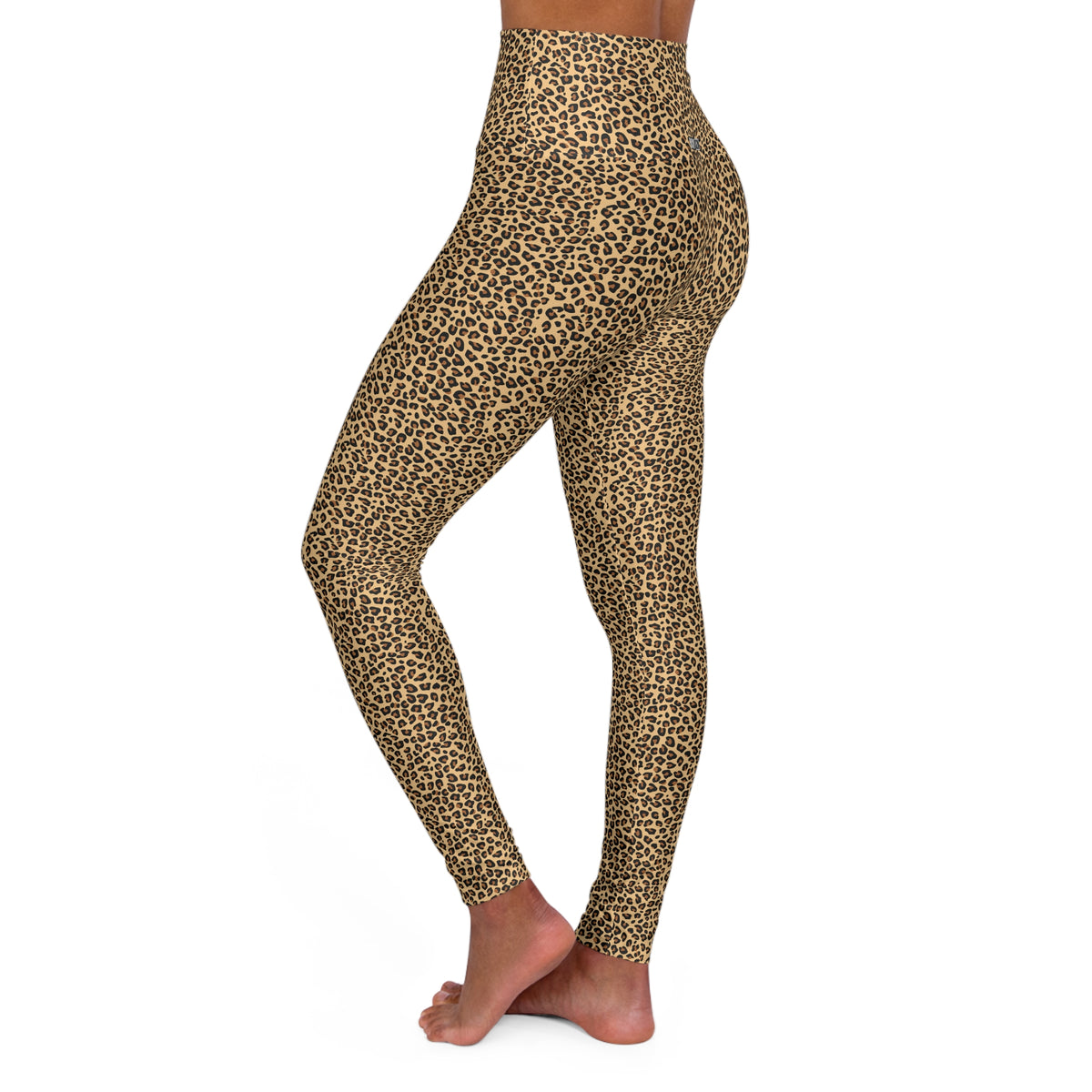 HCKY SZN High Waisted Yoga Leggings (Leopard Print)