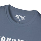 HCKY SZN Softstyle Tee Shirt (Heather Indigo)