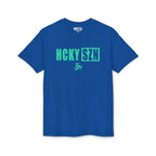 HCKY SZN Simple Star DryBlend Tee Shirt (Seafoam Logo) - Various Colors