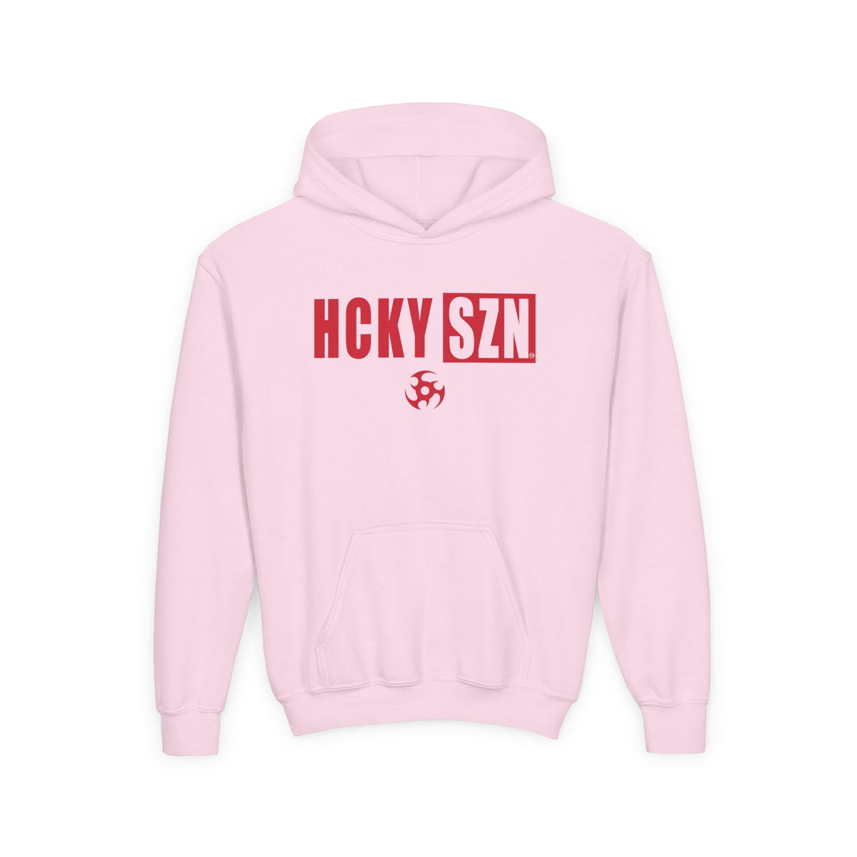Youth HCKY SZN (Red Logo) Hooded Sweatshirt - Various Colors