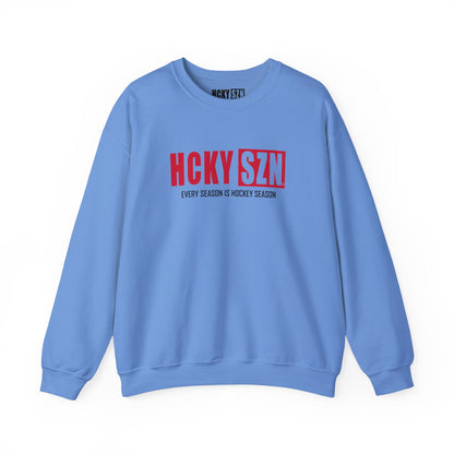 HCKY SZN Crewneck Sweatshirt (Red Logo) - Various Colors