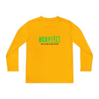Every Season is HCKY SZN Youth Competitor Long Sleeve Tee (Lime Logo) - Various Colors