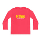 Every Season is HCKY SZN Youth Competitor Long Sleeve Tee (Yellow Logo) - Various Colors