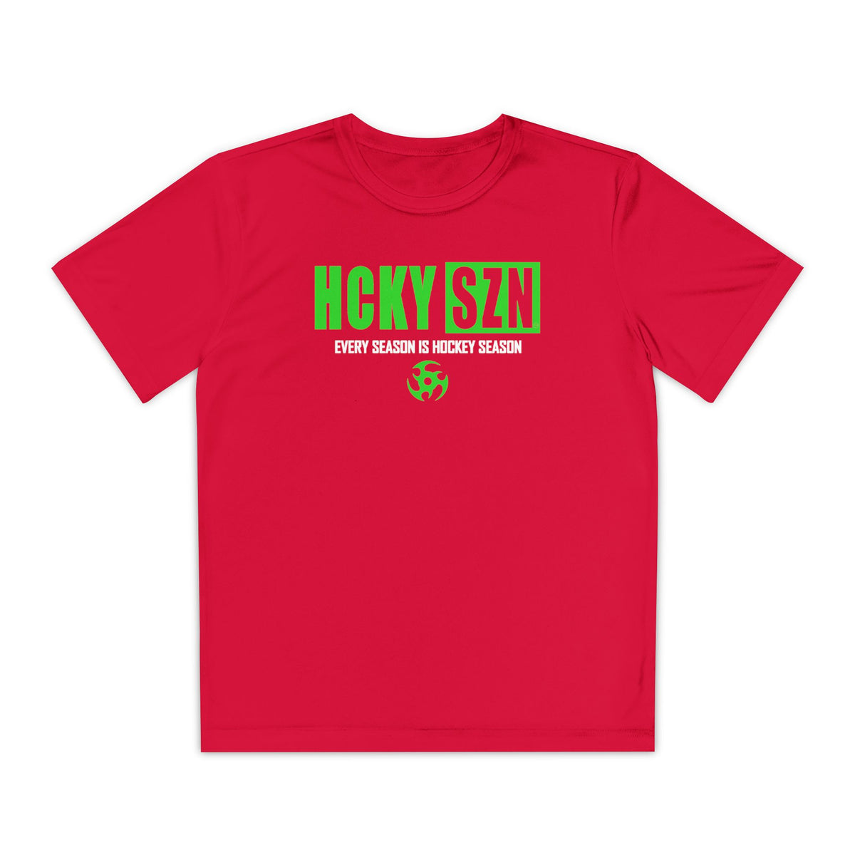 Every Season is HCKY SZN Youth Competitor Tee (Lime Logo) - Various Colors