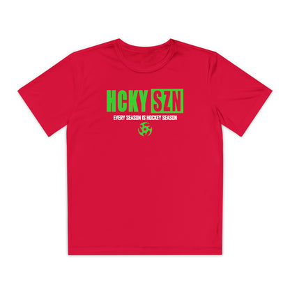 Every Season is HCKY SZN Youth Competitor Tee (Lime Logo) - Various Colors