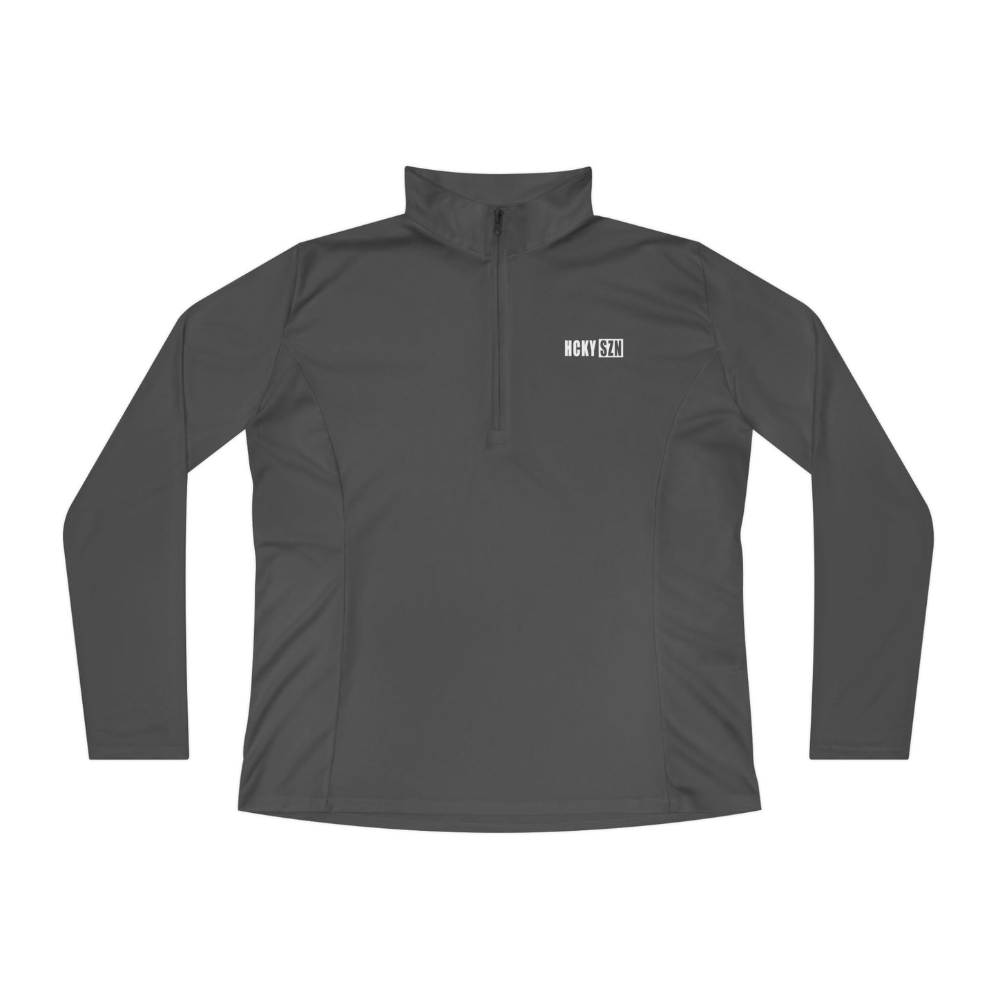 Women's HCKY SZN Quarter-Zip Pullover (Iron Grey)