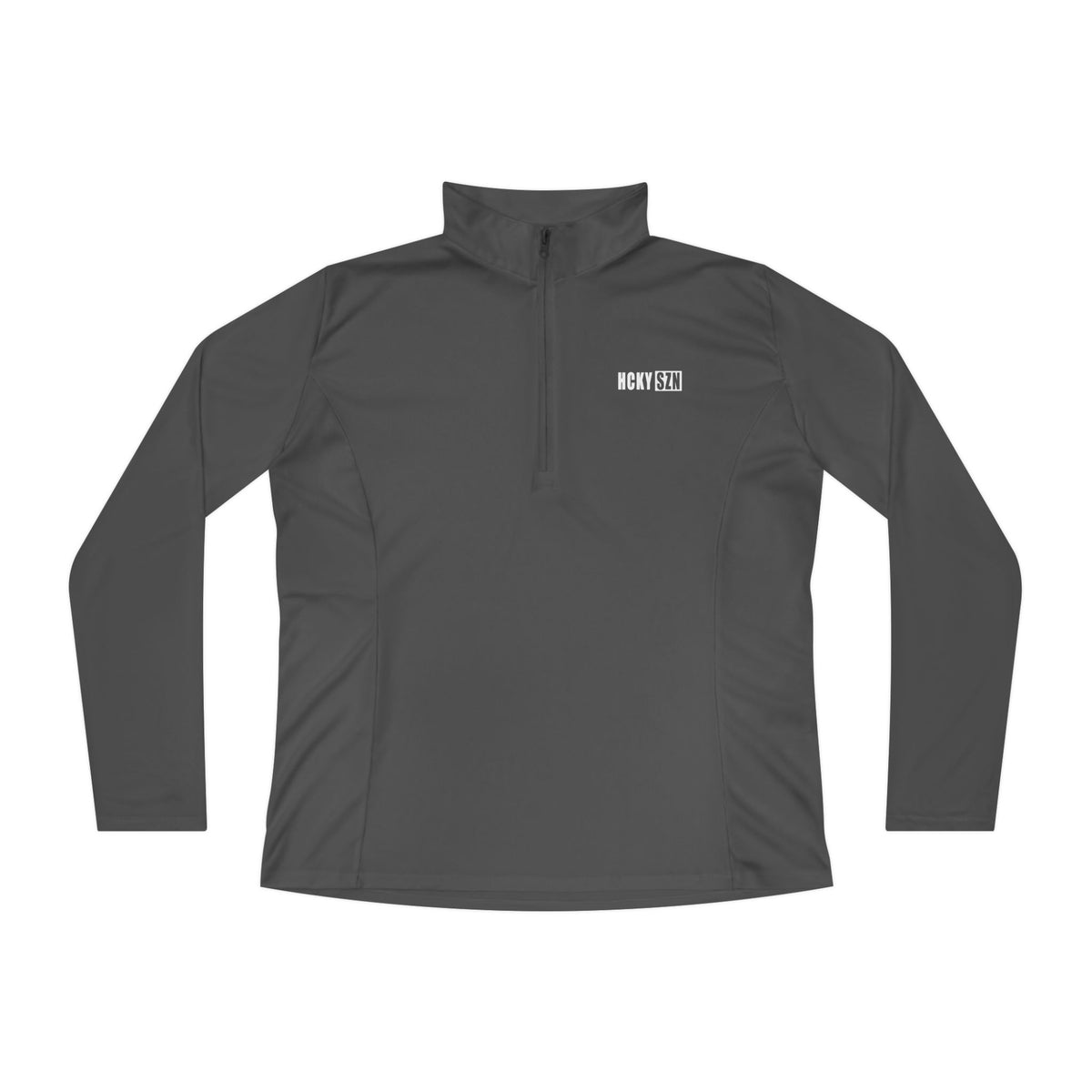 Women's HCKY SZN Quarter-Zip Pullover (Iron Grey)