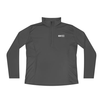 Women's HCKY SZN Quarter-Zip Pullover (Iron Grey)