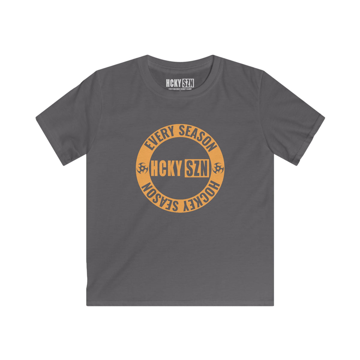Youth Circle SZN Softstyle Tee (Mango Logo) - Various Colors