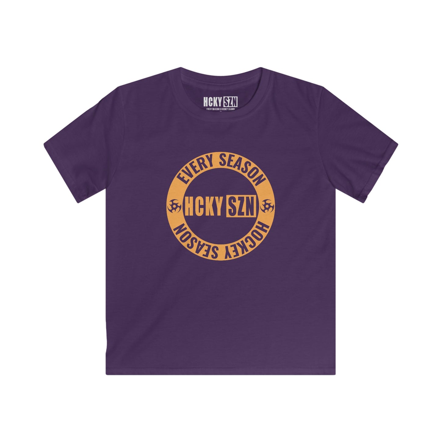 Youth Circle SZN Softstyle Tee (Mango Logo) - Various Colors