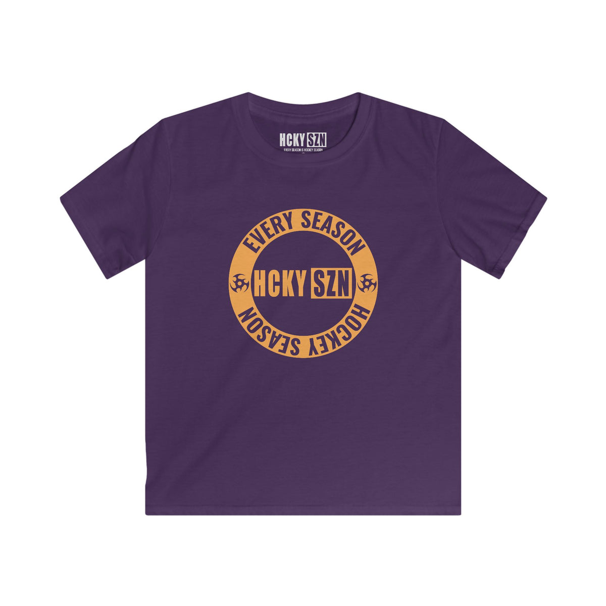 Youth Circle SZN Softstyle Tee (Mango Logo) - Various Colors