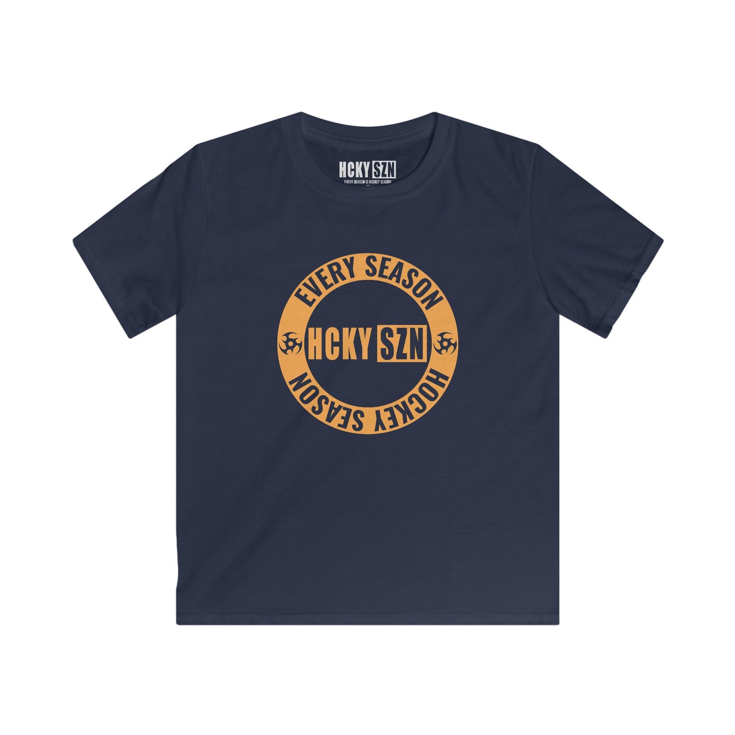 Youth Circle SZN Softstyle Tee (Mango Logo) - Various Colors