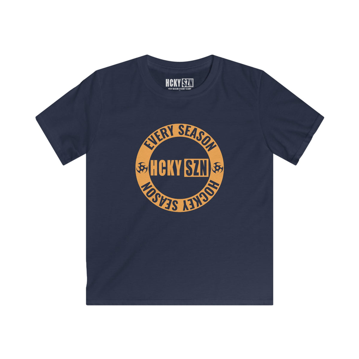 Youth Circle SZN Softstyle Tee (Mango Logo) - Various Colors