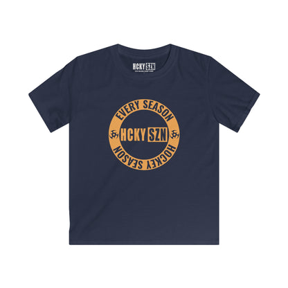 Youth Circle SZN Softstyle Tee (Mango Logo) - Various Colors