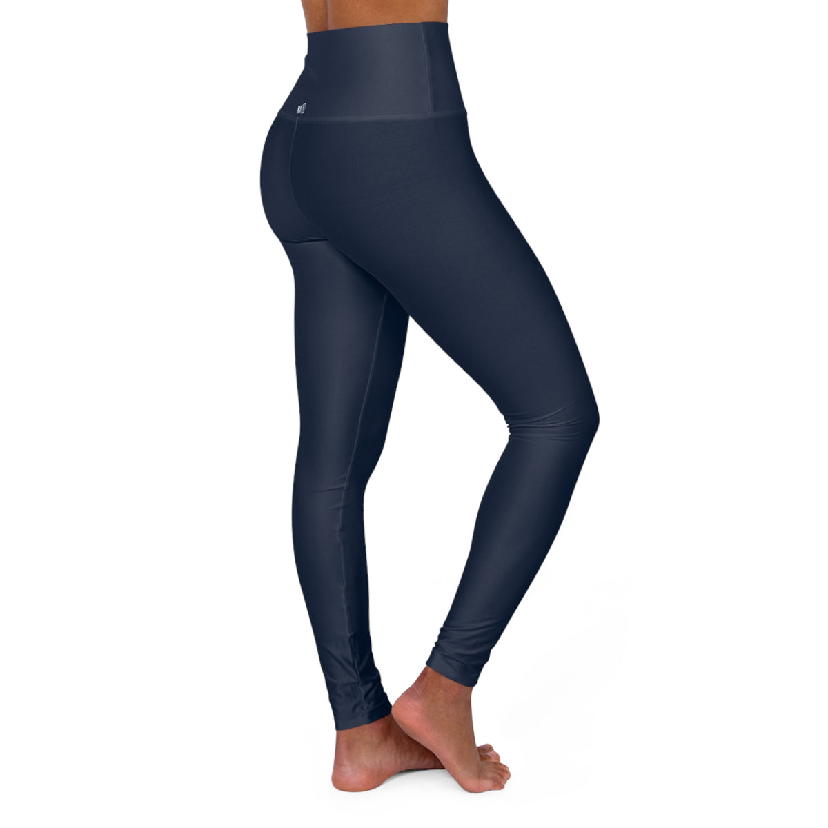 HCKY SZN High Waisted Yoga Leggings (Midnight Navy)