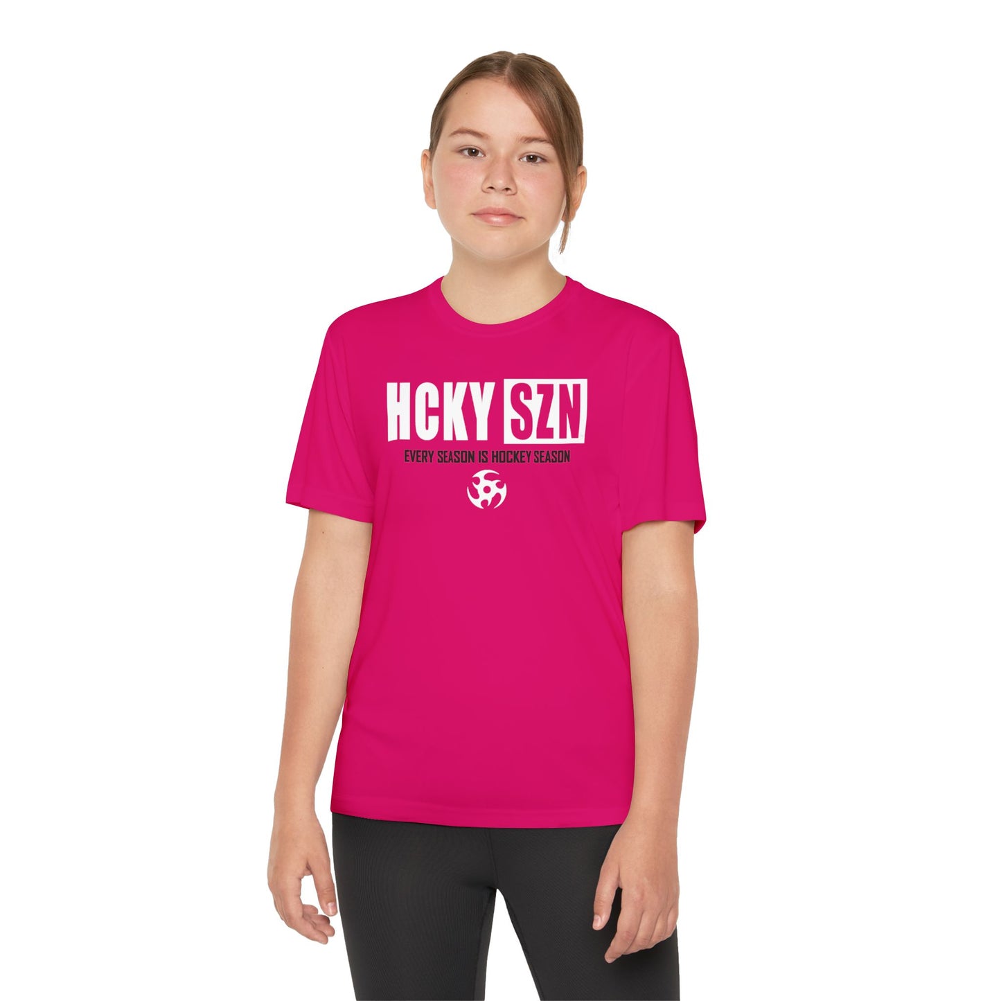 Every Season is HCKY SZN Youth Competitor Tee (White Logo) - Various Colors
