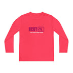 Every Season is HCKY SZN Youth Competitor Long Sleeve Tee (Raspberry Logo) - Various Colors