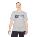 HCKYSZN (Flagship Logo) Adult Performance Tee - Silver/Smoke