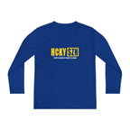 Every Season is HCKY SZN Youth Competitor Long Sleeve Tee (Yellow Logo) - Various Colors