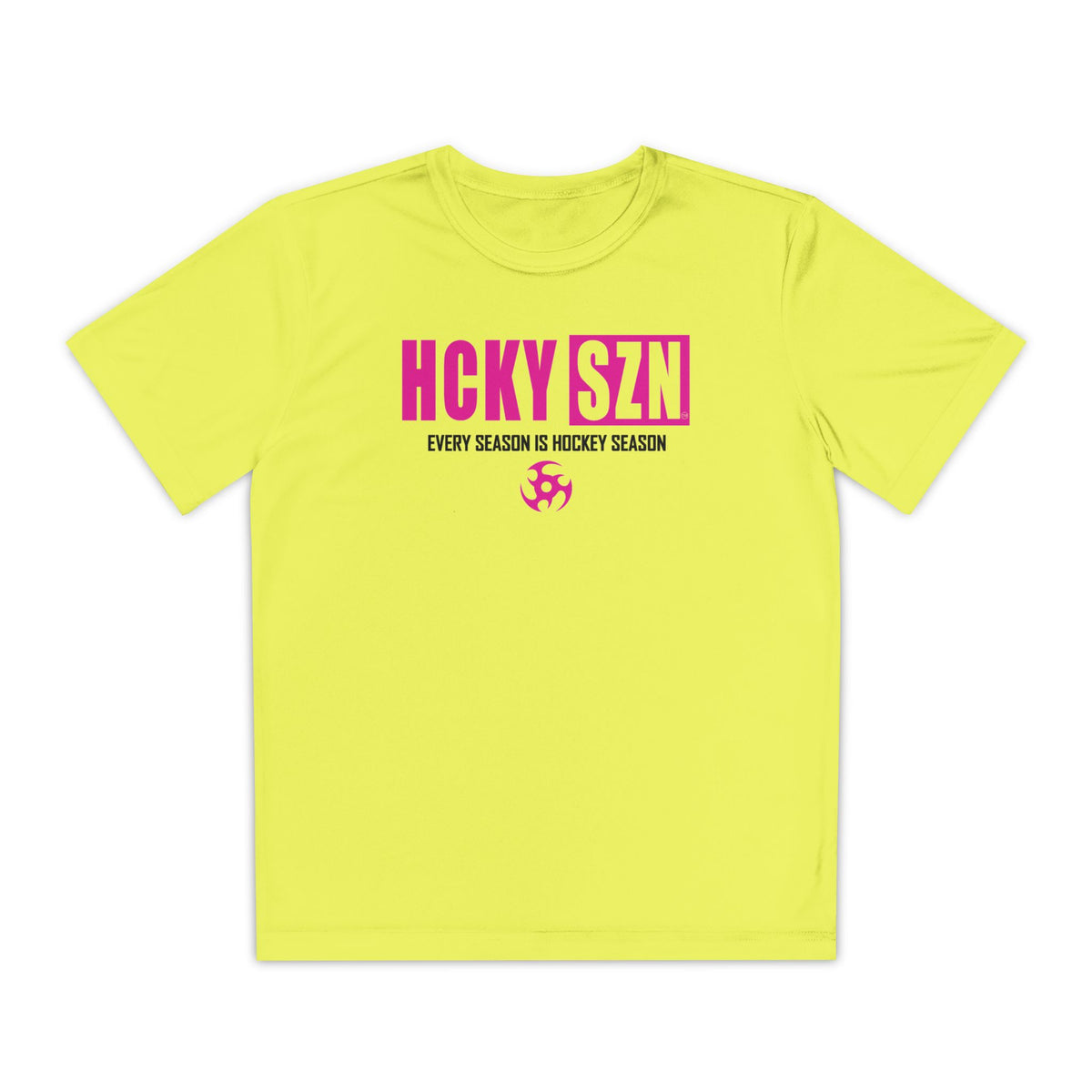 Every Season is HCKY SZN Youth Competitor Tee (Hot Pink Logo) - Various Colors