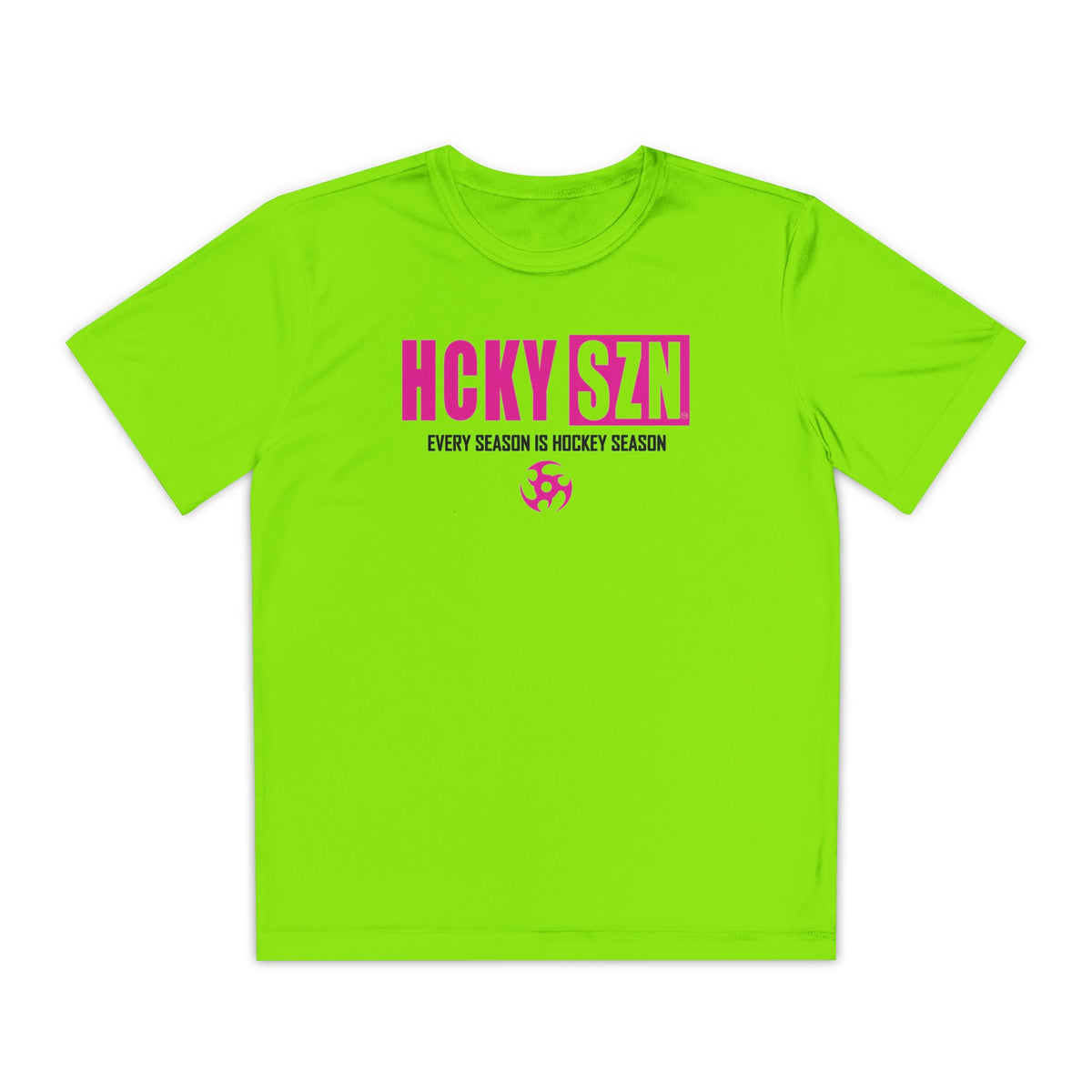 Every Season is HCKY SZN Youth Competitor Tee (Hot Pink Logo) - Various Colors